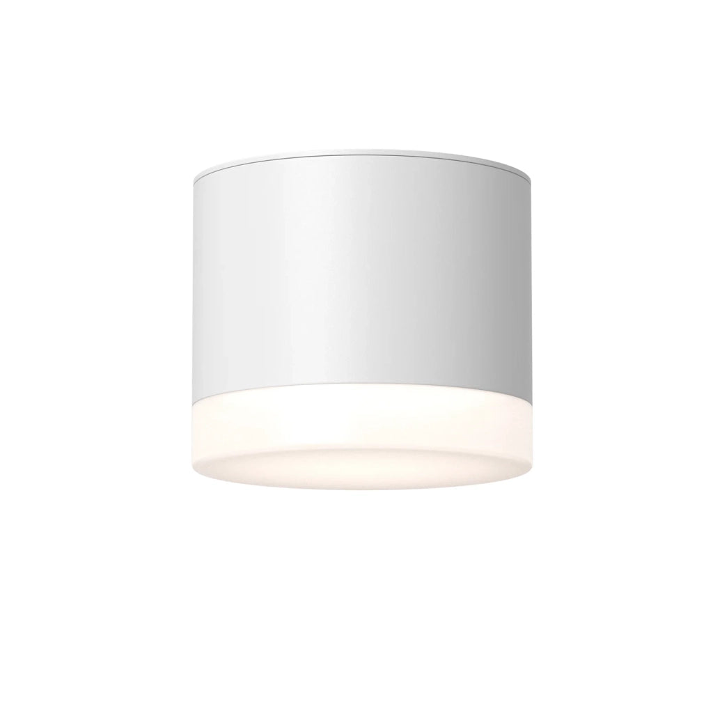 Maytoni Lampada da soffitto Pauline 1 luce GX53 bianco alluminio acrilico