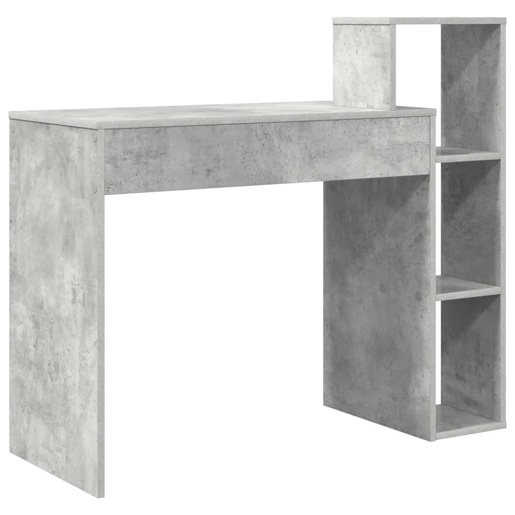 Scrivania Grigio cemento 100 x 40 x 90 cm Legno multistrato 869317