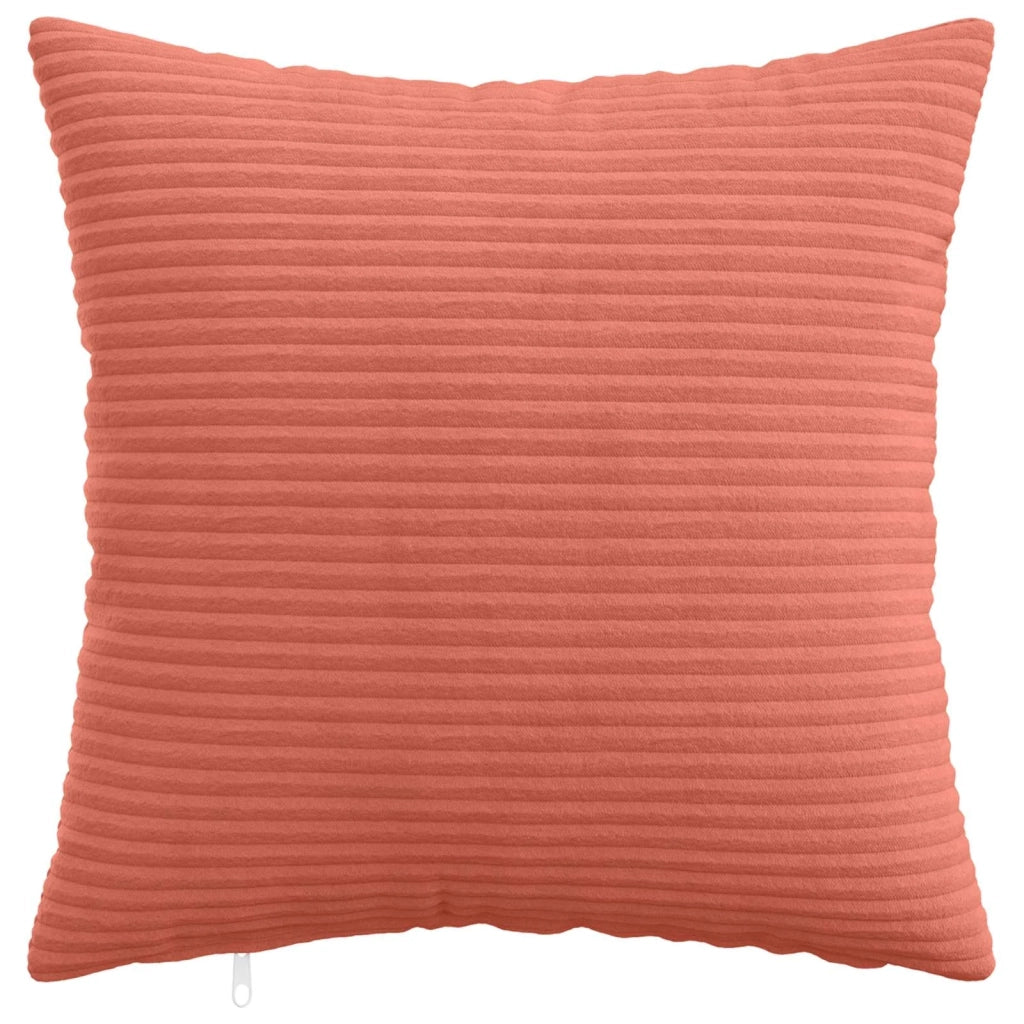 Federa 12 pcs HEERLEN Rosso Arancio 50 x 50 cm corduroy 910887