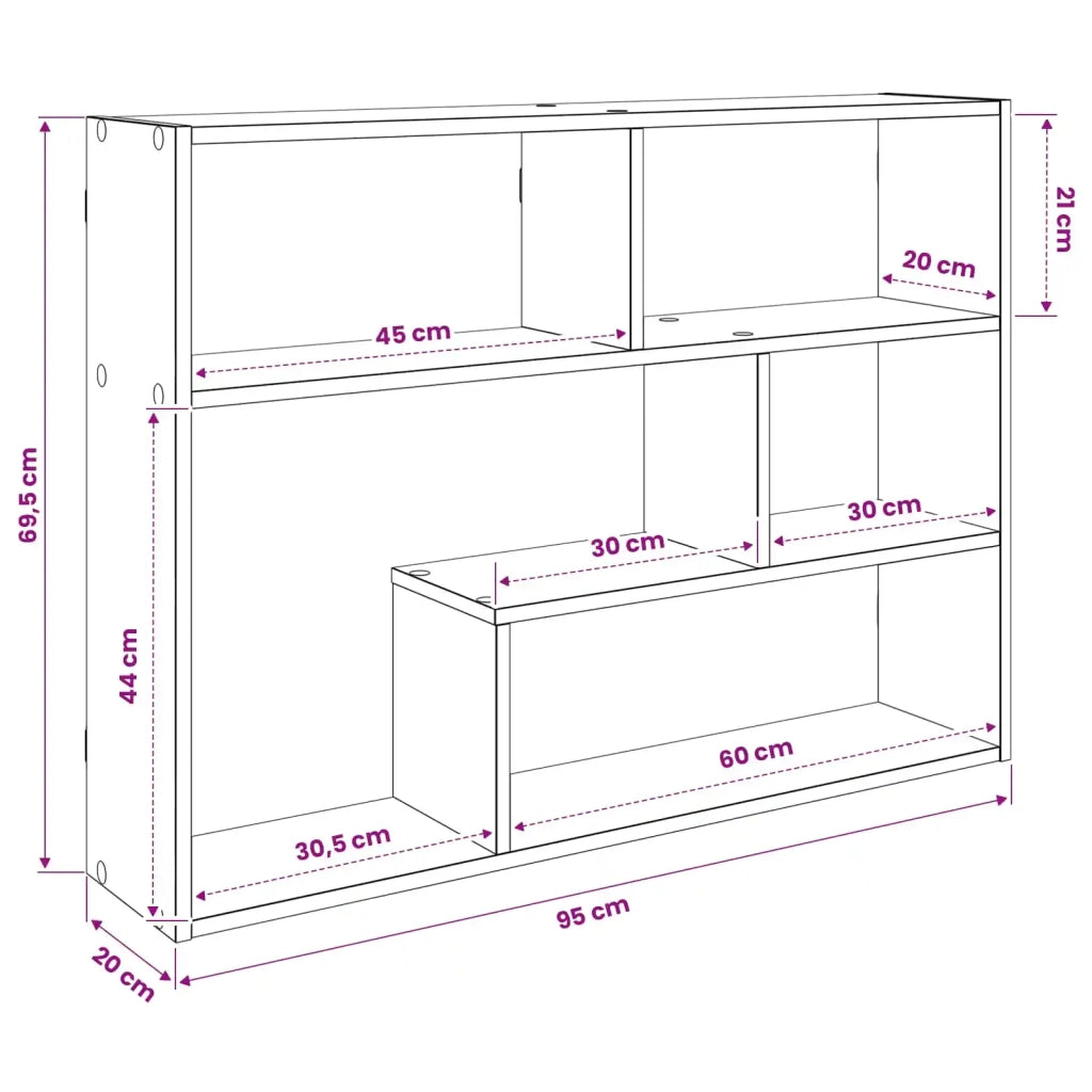 Scaffale da parete A parete Rovere Artigianale 8012147