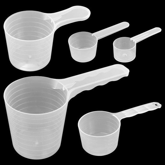 Set di 5 Lebels di Misura - Lebels trasparenti per cucina e lavanderia
