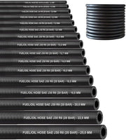 Slang per combustibile 2 metri - Slang per benzina/diesel - Slang per olio - Intrecciato in cotone con gomma - Campo di temperatura - Pressione di lavoro 20 bar - Tubo di alimentazione combustibile