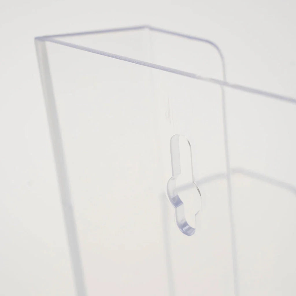 Porta depliant in plexi 4 tasche 1/3 A4