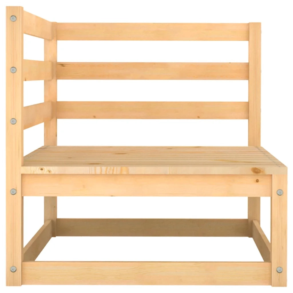 Set Divani da Giardino 2 pz con Cuscini Legno Massello di Pino 805745