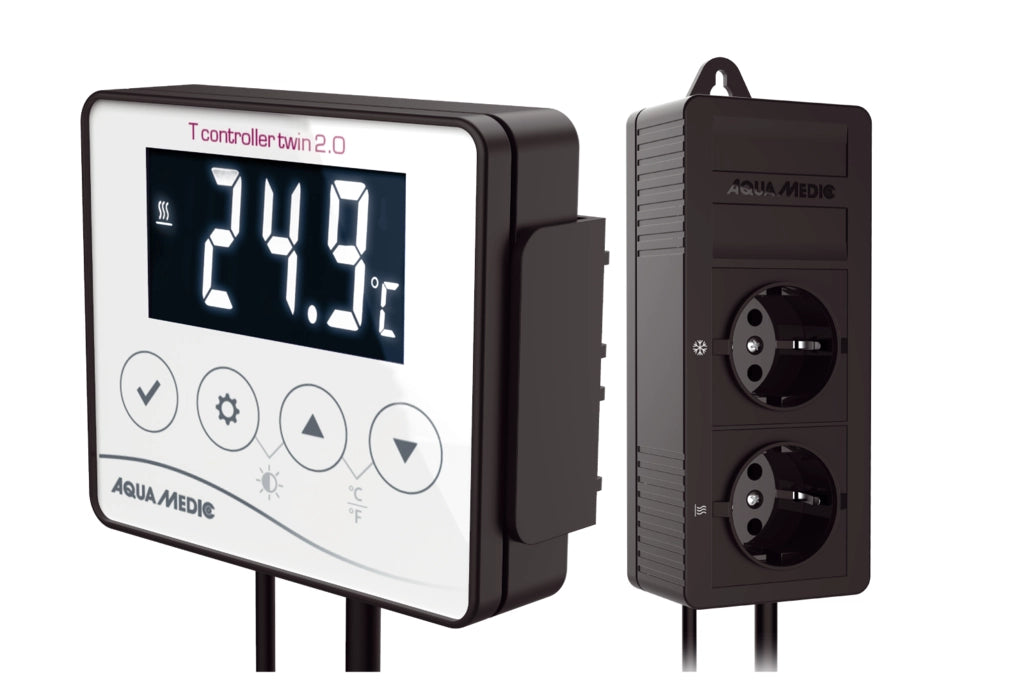 AquaMedic T Controller Twin 2.0 - termostato digitale per elementi riscaldanti e refrigeranti