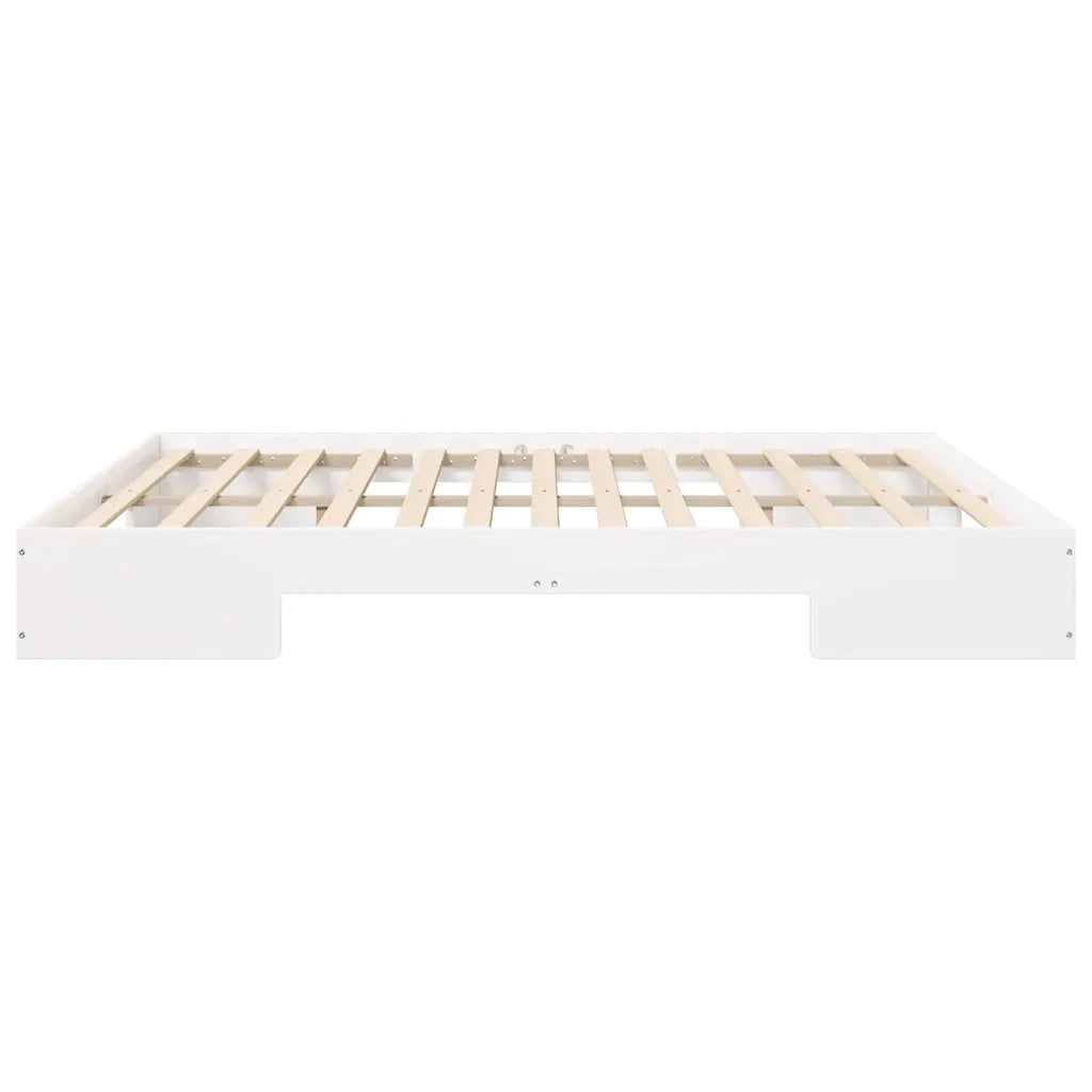 Struttura del letto-Giroletto-Rete del Letto Bianco 200 x 200 cm