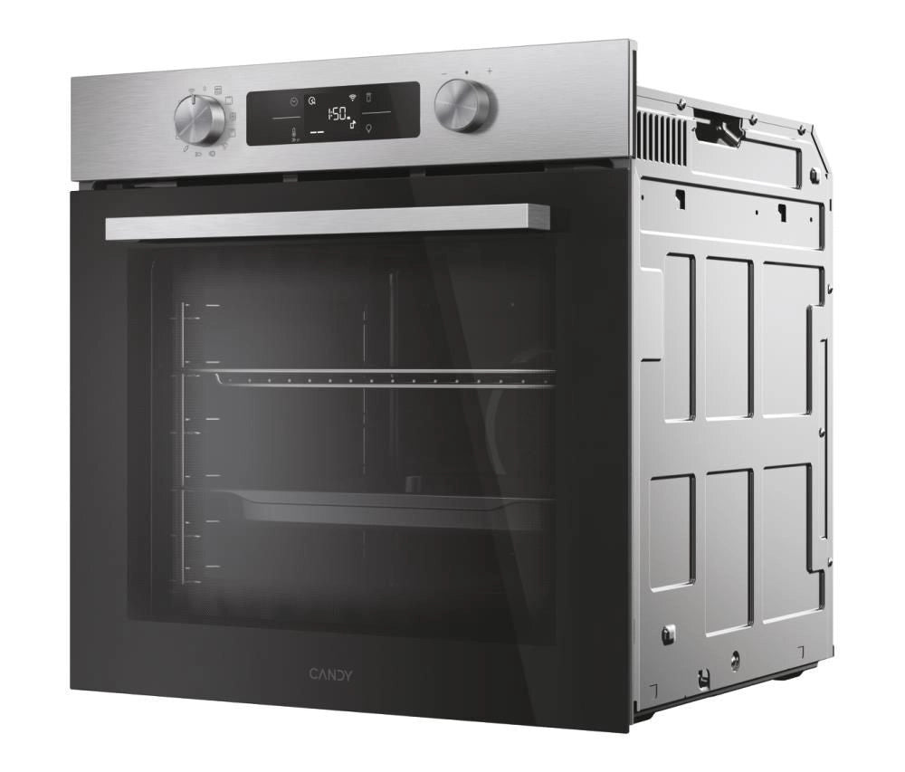 Candy Moderna CA6 N3B1HTX 78 L Nero, Acciaio inox