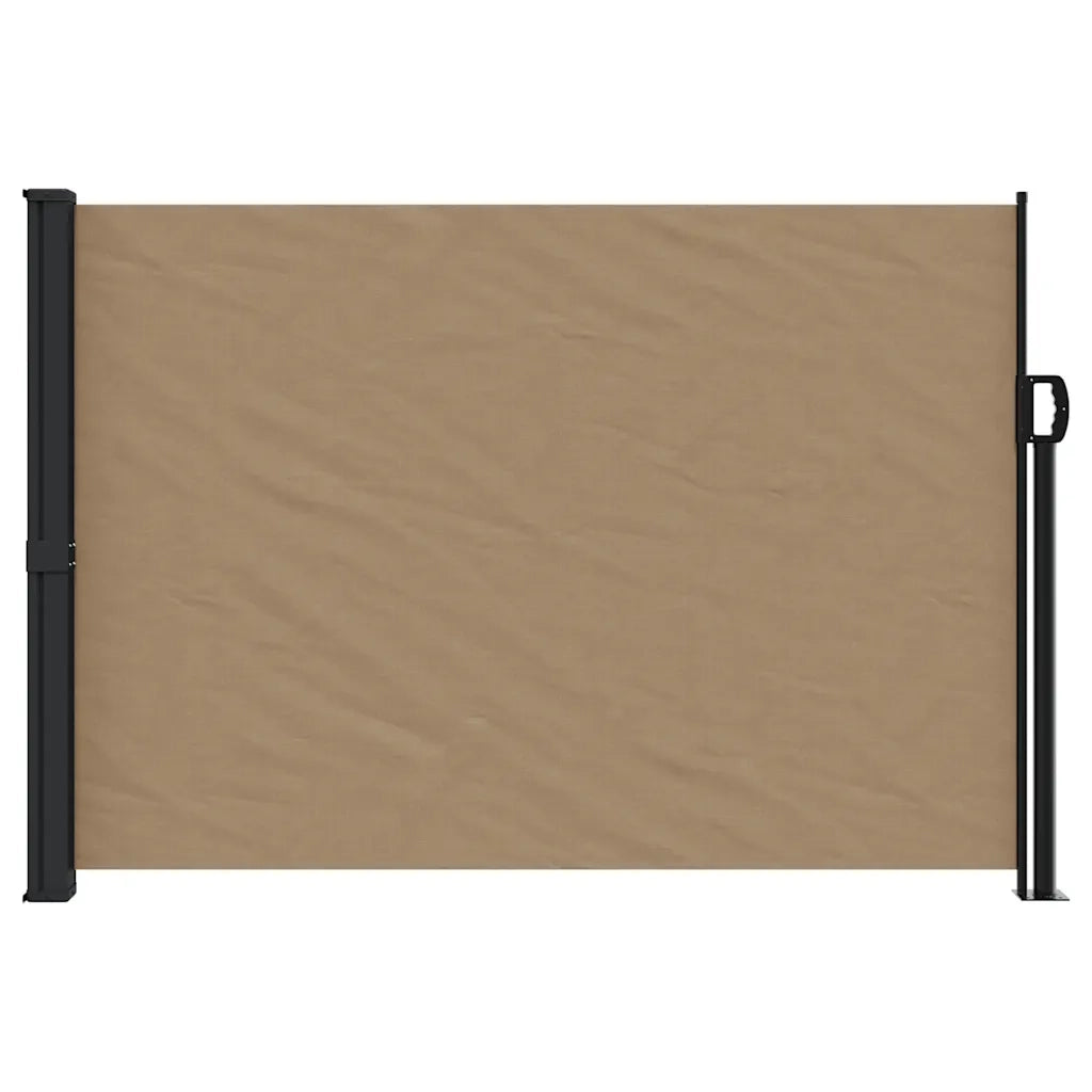 Tenda da Sole | Tenda parasole Laterale Retrattile Tortora 140x600 cm