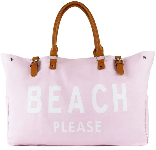 Sacchetto per spiaggia per donne, XXL sacchetto per famiglia per il bagno, impermeabile e resistente al sabbia, elegante, adatto per la spiaggia, la piscina, la palestra e i viaggi, rosa
