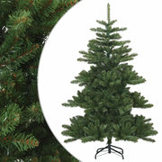 Albero di Natale Artificiale-Albero Natalizio con Rami Pieghevoli Verde 150 cm 918419
