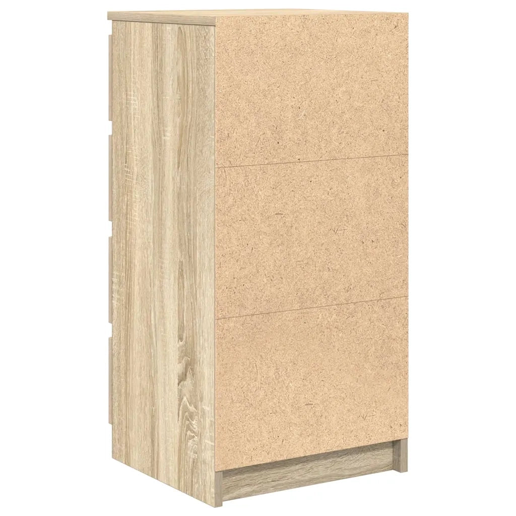 Credenza | Madia | Buffet da pranzo | Armadio da pranzo Rovere Sonoma 37,5x35x76 cm in Legno Multistrato