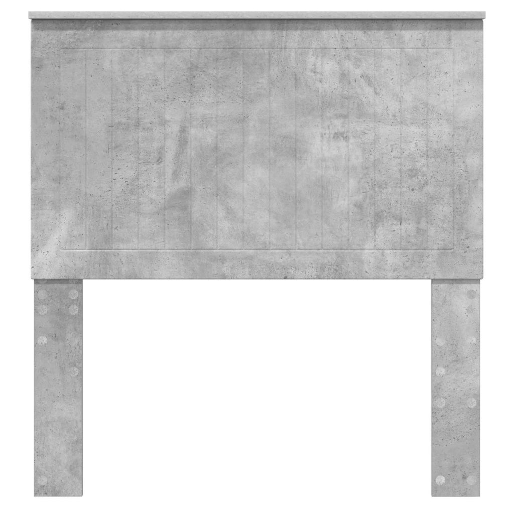 Testiera | Testata con Testiera | Testata Grigio cemento 90 cm Legno multistrato