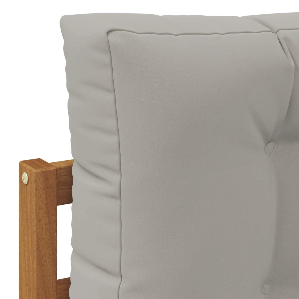 Set di divani da esterno 9 pcs Grigio Naturale e Chiaro 3374111