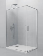 Box doccia ingresso angolare 2+2 ABANTE (TWENTY) 75x75 cm Cromo