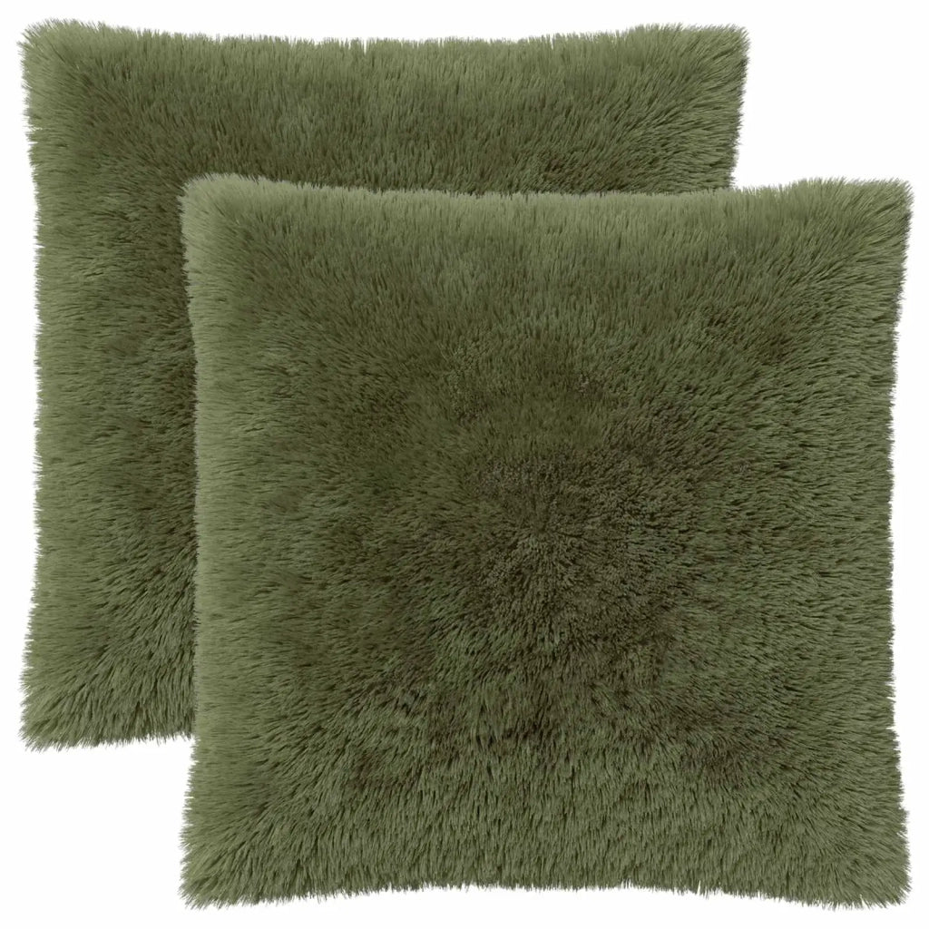 Cuscino con cuscino HEERLEN 2 pz Verde Fleece PV 928614