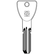 CHIAVE PUNZONATA VIRO MC27R SILCA - OTTONE NICHELATO- 2 pezzi