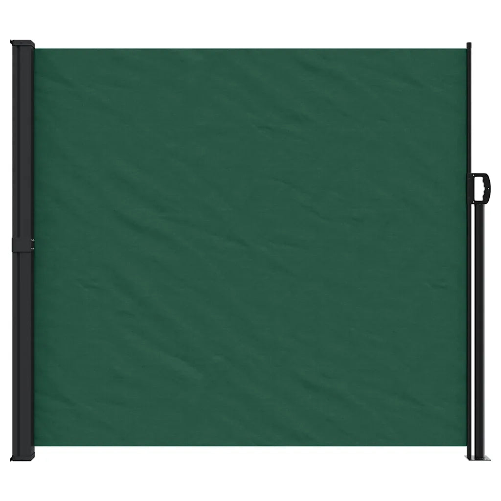 Tenda da Sole Laterale Retrattile-Tenda parasole per giardino Verde Scuro 180x300 cm
