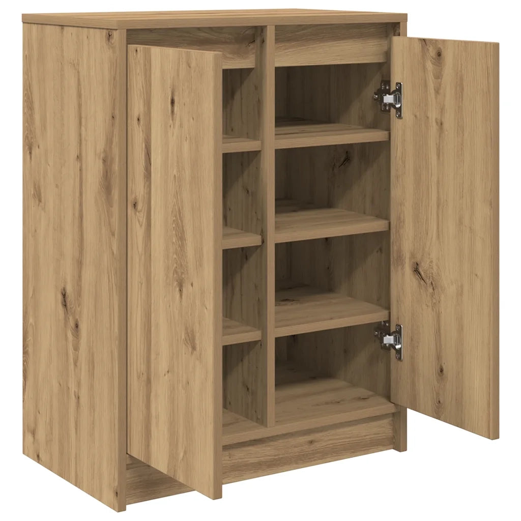 Scarpiera Rovere Artigianale 57x34x76 cm in Legno Multistrato 861876