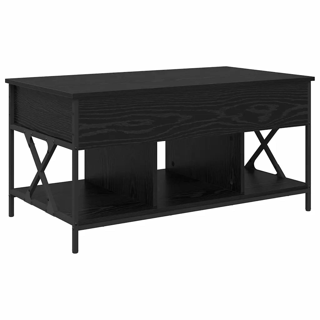Tavolino da salotto | Tavolino da caff¨¨ | Tavolino da Soggiorno Rovere Nero 100 x 55 x 48.5 cm