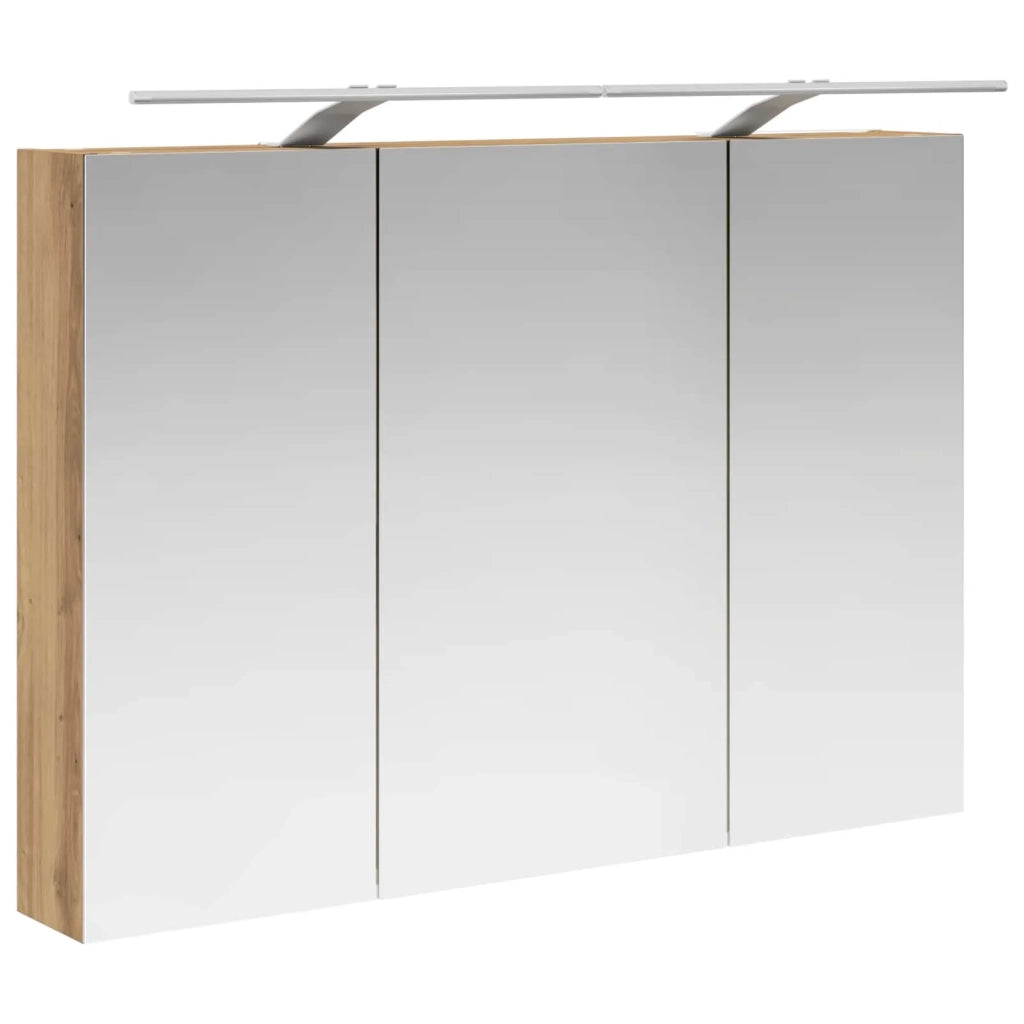 Set di Armadi da Bagno 4 pz Rovere Artigianale 3406462