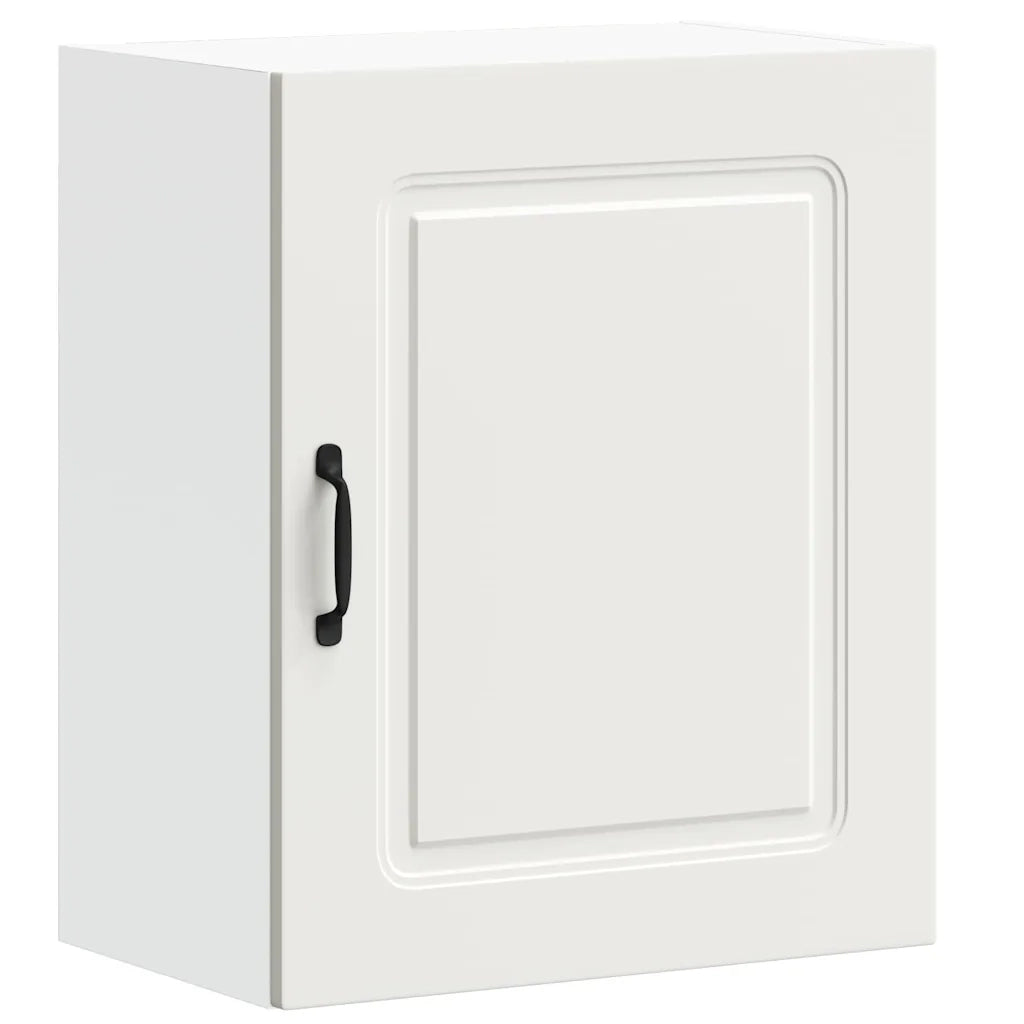 Pensile da Cucina-Mobile Cucina da Parete Kalmar Bianco in Legno Multistrato 359749