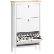 Armadio per scarpe con 3 cassetti ¨C Minimal ¨C bianco