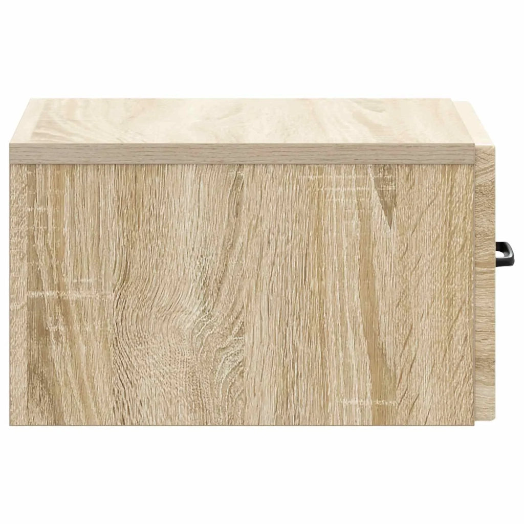 Tavolino da Parete Laterale | Tavolo laterale | Tavolino Rovere Sonoma 59 x 34,5 x 17 cm