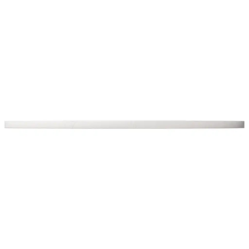 Piano Tavolo Bianco Ø80x2,5 cm in Legno Massello di Pino 813656