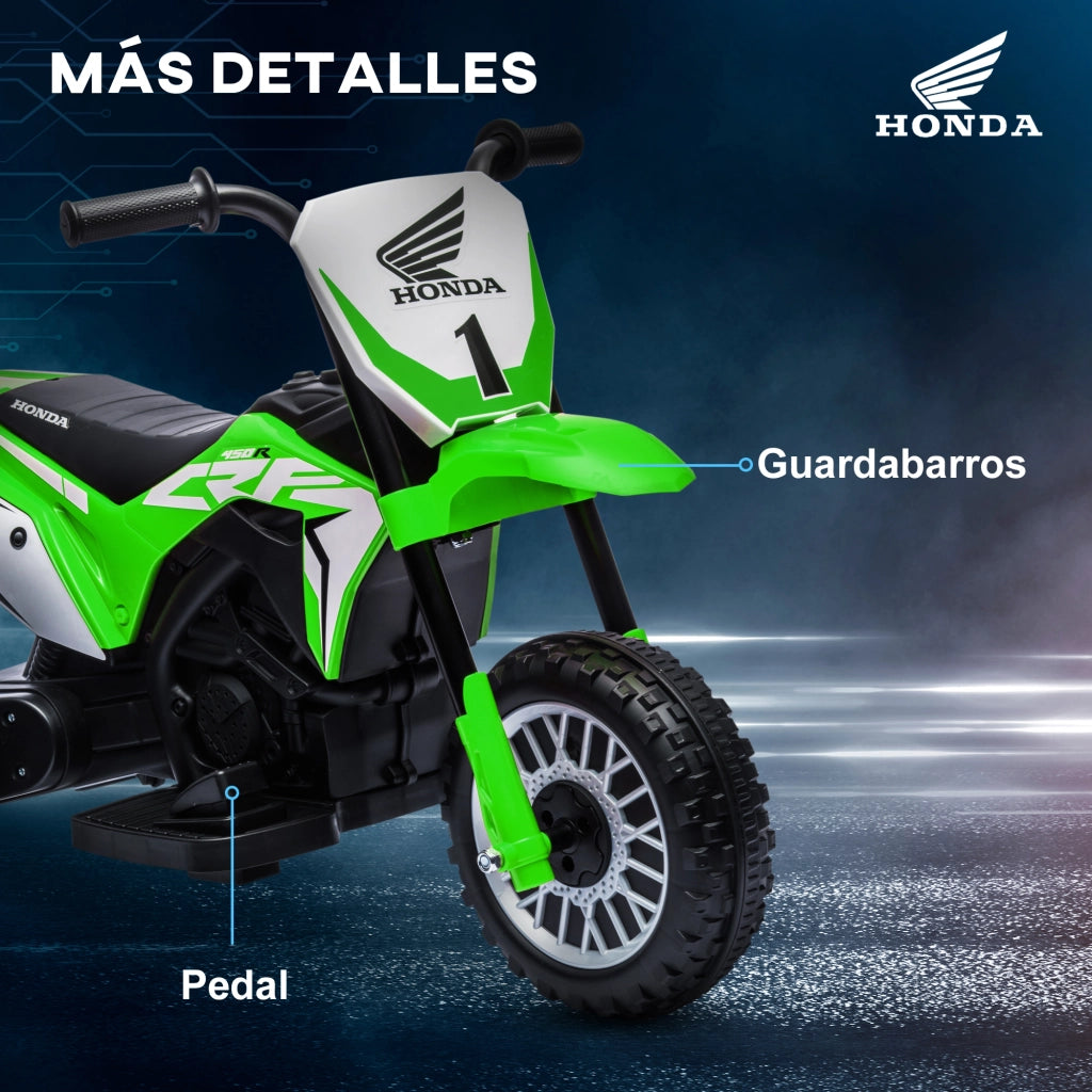 Moto El¨¦ctrica Infantil ¨C Minimal ¨C Verde 71x40,5x43,5 cm