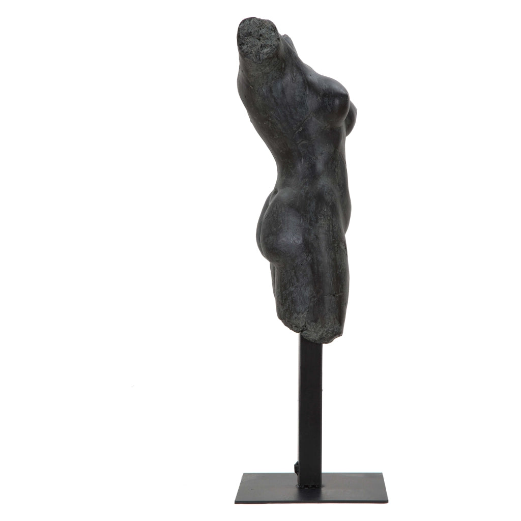 Atlin, Statua Busto Scultura Classica, Nero