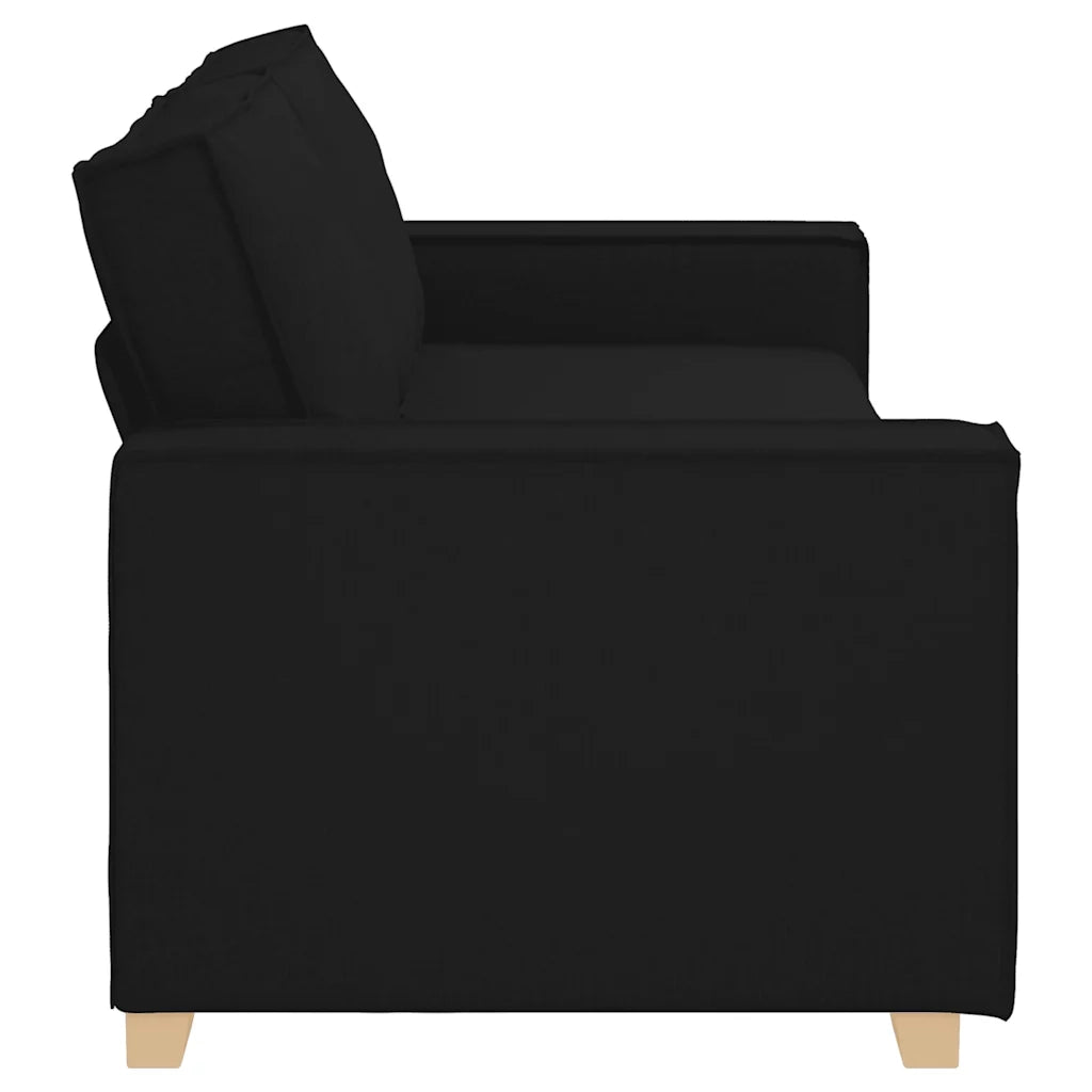 Divano a 3 posti Nero 220x78x84 cm Tessuto 4104992