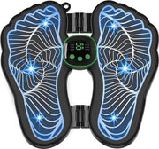 Apparecchio di massaggio elettrico per EMS - tavola di massaggio per piedi portatile USB - 8 modalità e 19 livelli - favorisce la circolazione sanguigna
