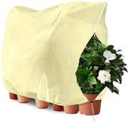 Copertura invernale per piante 200 x 240cm protezione dalle gelate copertura per piante 60g/m² con cerniera corda di trazione copertura invernale per piante esterne per palme di balcone e alberi da vaso
