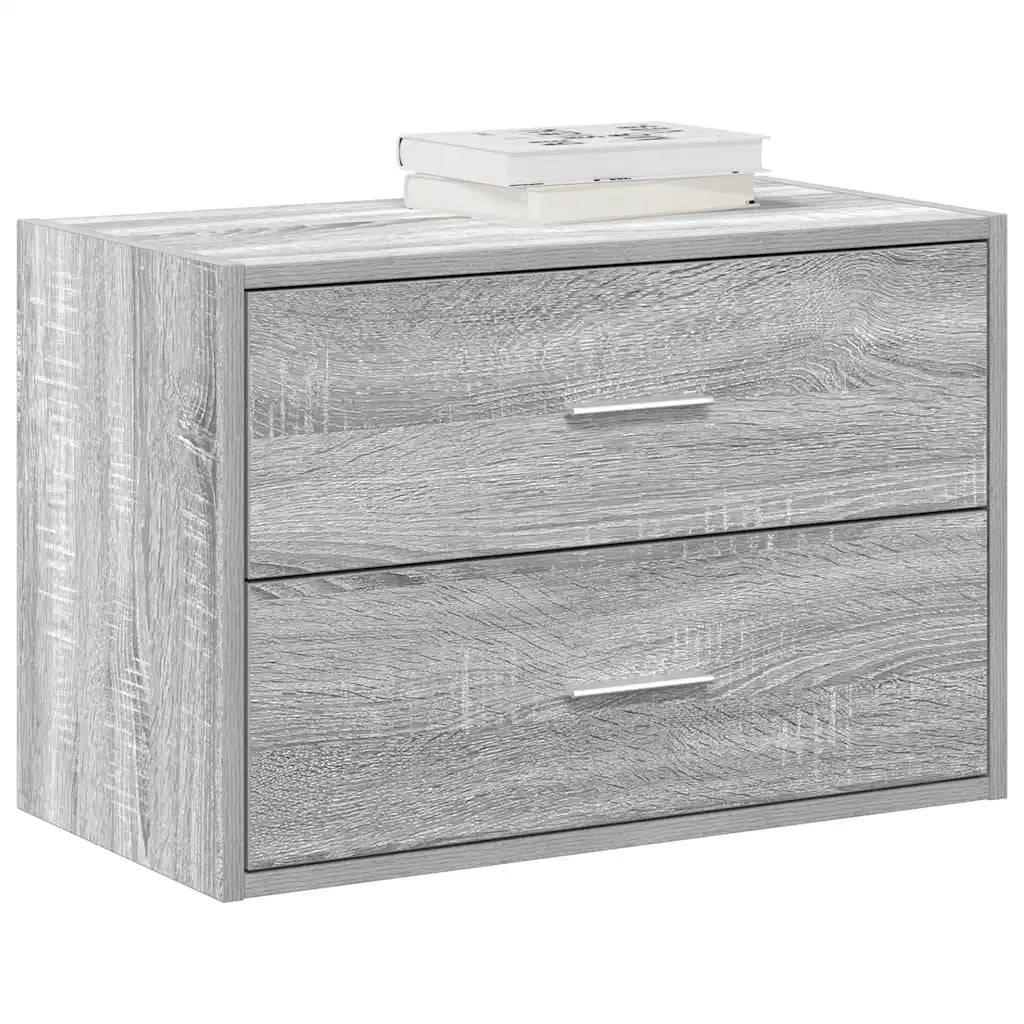 Armadio con 2 Cassetti Grigio Sonoma 60x31x40 cm in Truciolato 858831