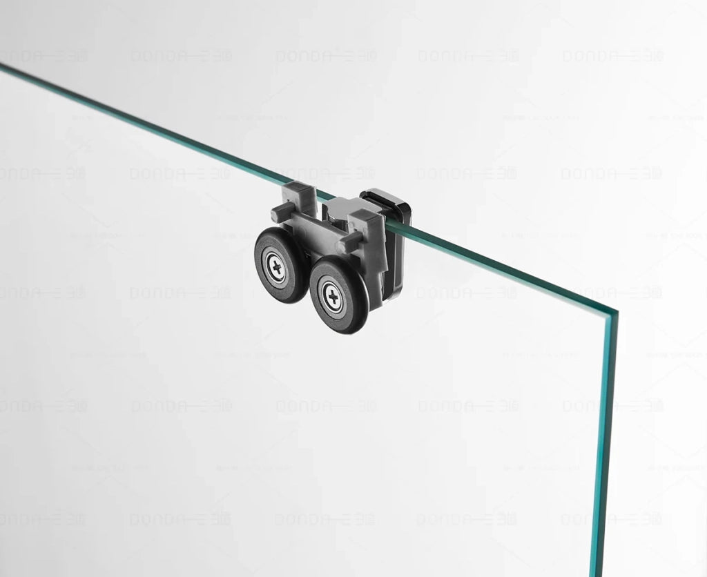 Box doccia angolare BASIC apertura al vertice 140x90 cm (135-139/85-90) bianco opaco vetro satinato