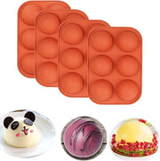 Set di Forme in Silicone Flessibili da 4 per Chocolata, Pudding e Altri Dolci