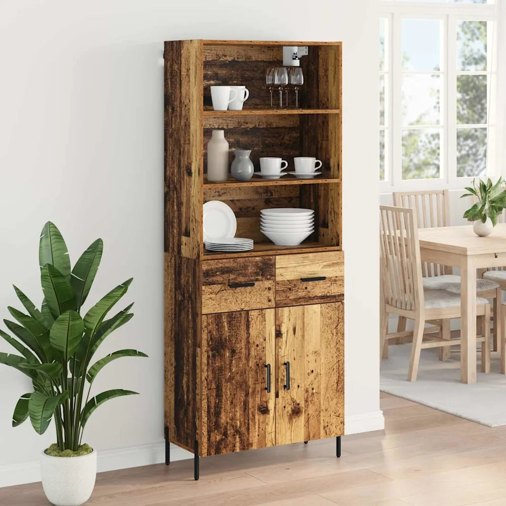 Credenza Legno vecchio 69,5 x 32,5 x 180 cm Legno multistrato 3415645
