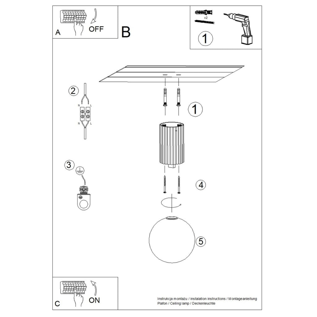 Spot soffitto SFERA Pure Lume borgogna sfera G9 IP44