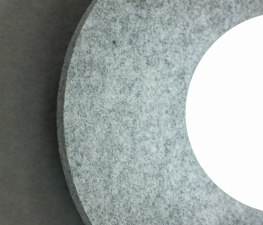 Lampada da soffitto CALMA grigia feltro 1xG9 Emibig