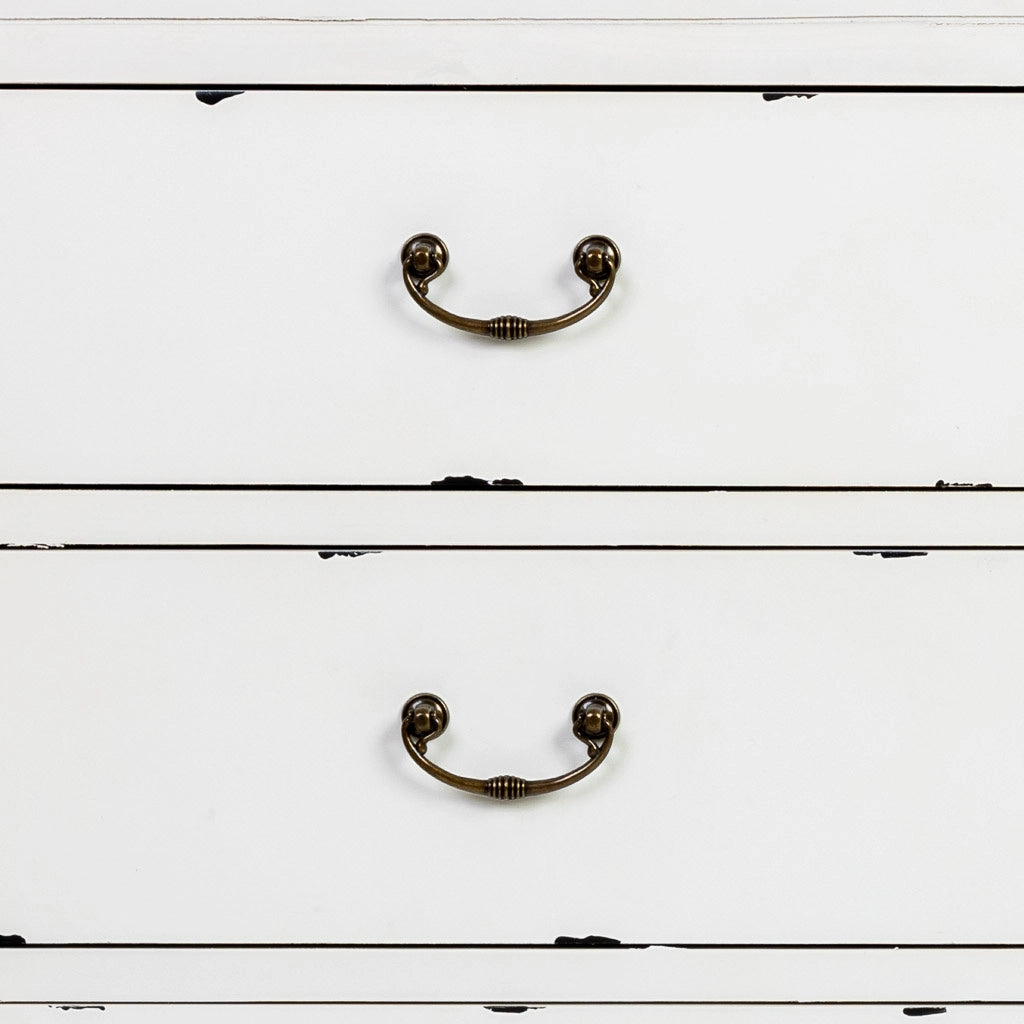 Credenza in legno bianco 106x73x36