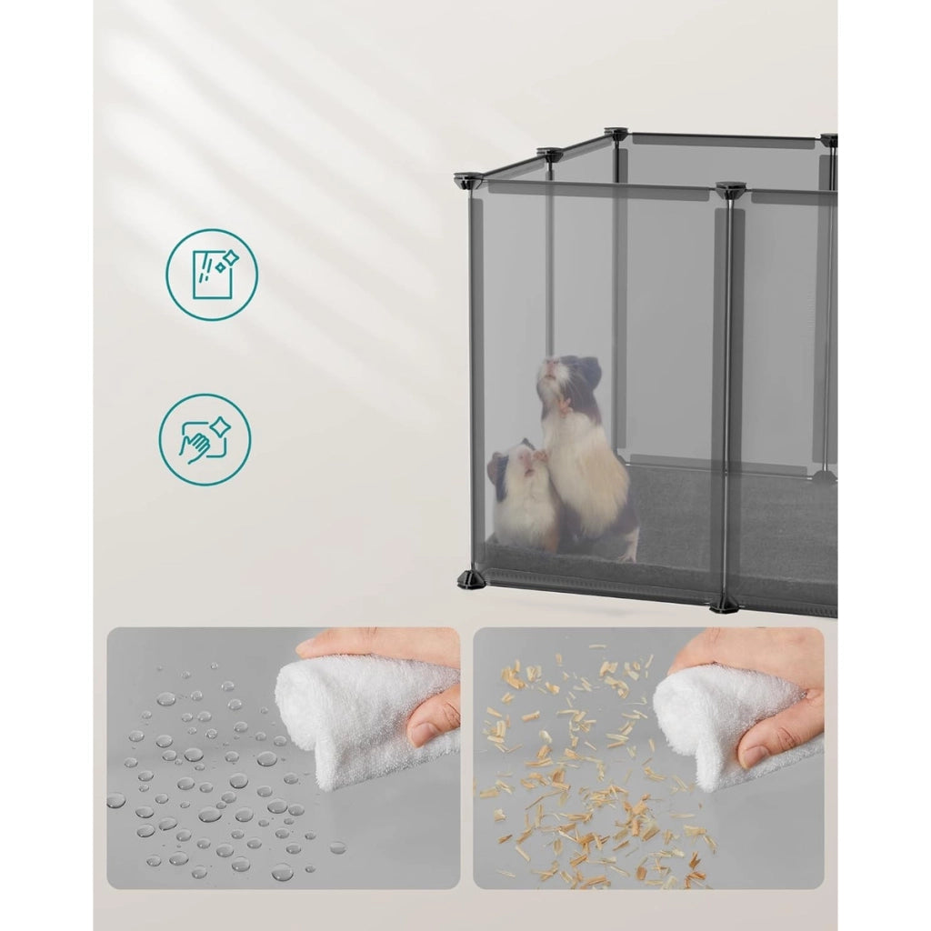 Recinto Modulare per Piccoli Animali Oskar Grigio