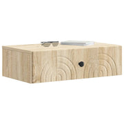 Tavolino da Parete Laterale | Tavolo laterale | Tavolino Rovere Sonoma 59 x 34,5 x 17 cm