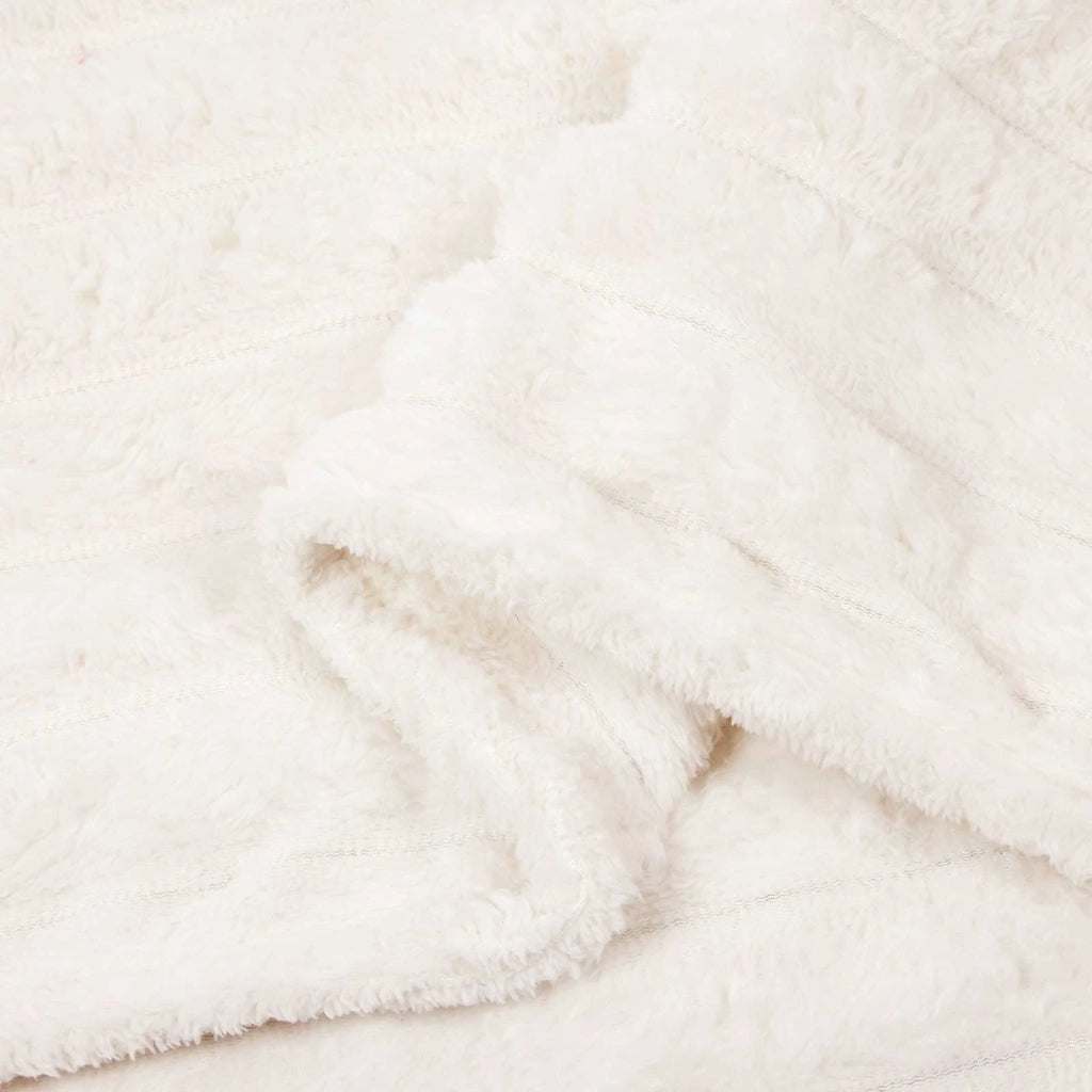 Coperta Crema 150 x 130 cm Panno 42016853