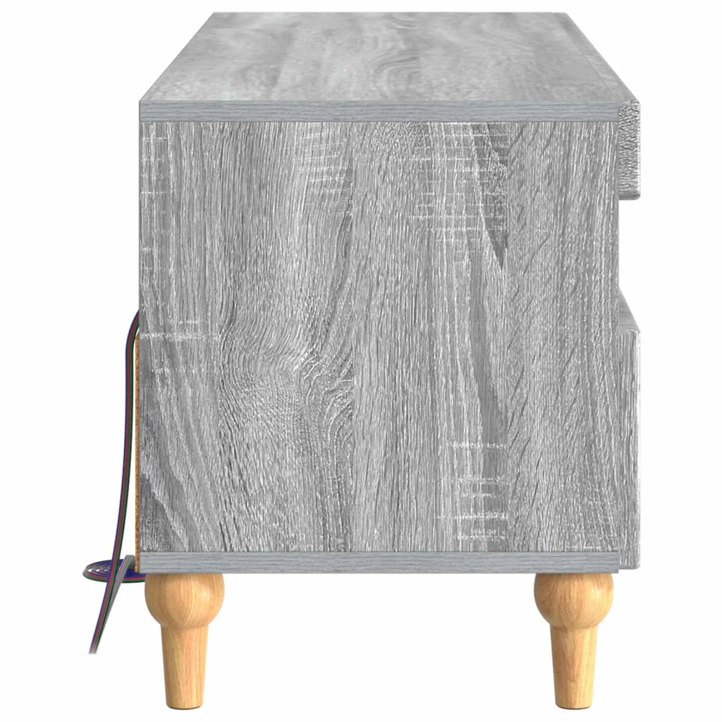 Mobile TV LED Sonoma grigio Legno ingegnerizzato 896341