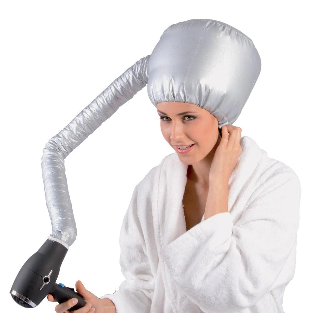 Trade Shop - Cuffia Termica Casco Portatile Phon Capelli Per Asciuga Capelli Universale -