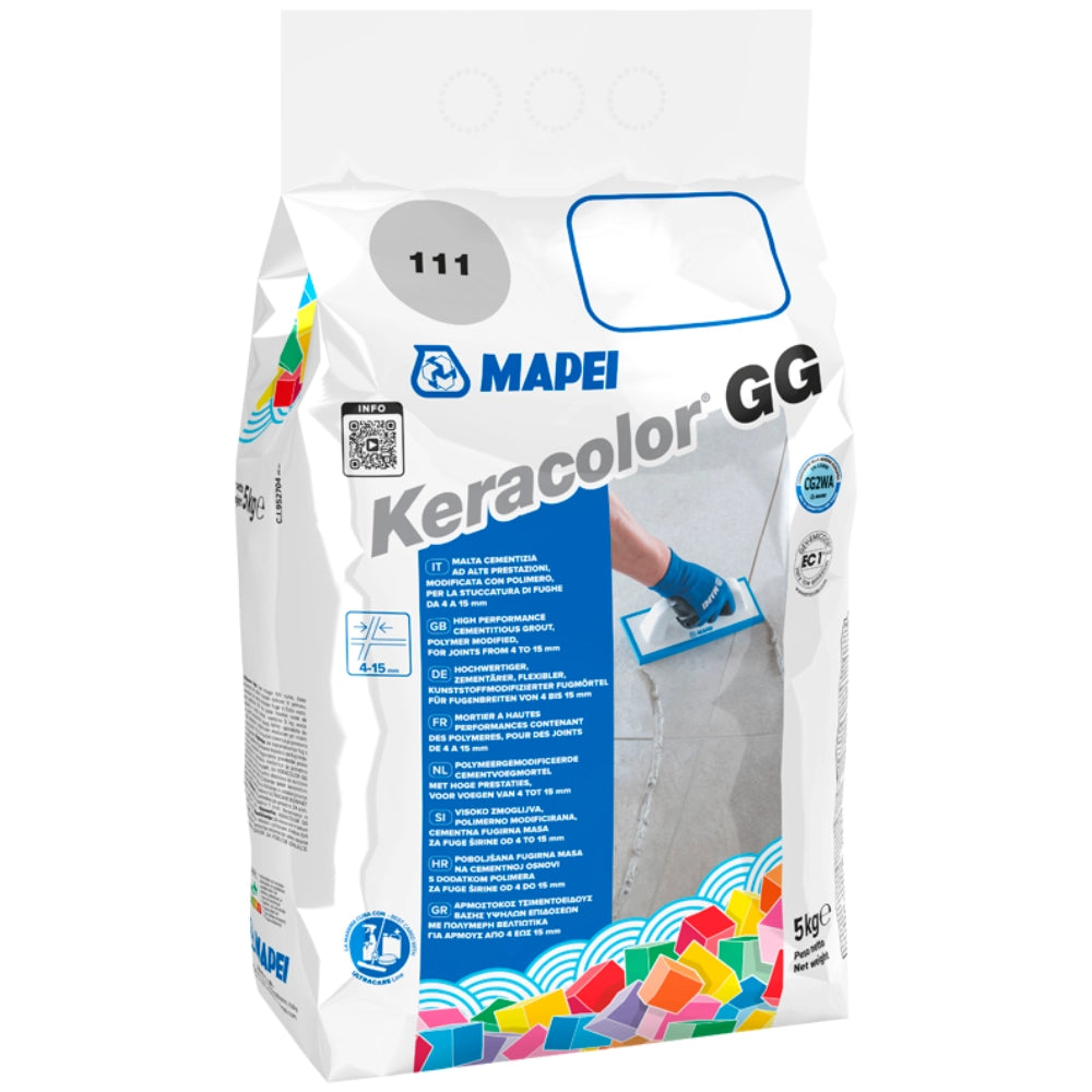 Stucco fughe grana grossa ceramiche piastrelle mosaici keracolor gg sacco 5 kg *** colore- jasmine - 130, confezione 1