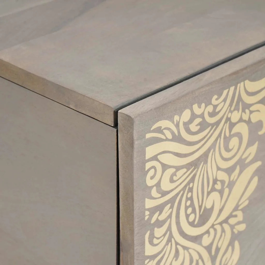 Tavolino da Salotto-Tavolino da soggiorno Grigio 80 x 50 x 40 cm 379625