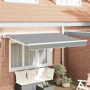 Struttura della tenda Regolabile-Telaio per tenda da sole Bianco 2,5 x 2 m Acciaio 689789