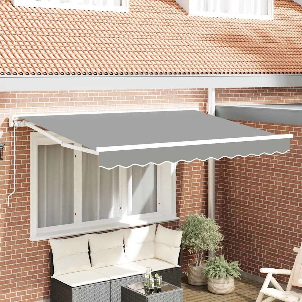 Struttura della tenda Regolabile-Telaio per tenda da sole Bianco 2,5 x 2 m Acciaio 689789