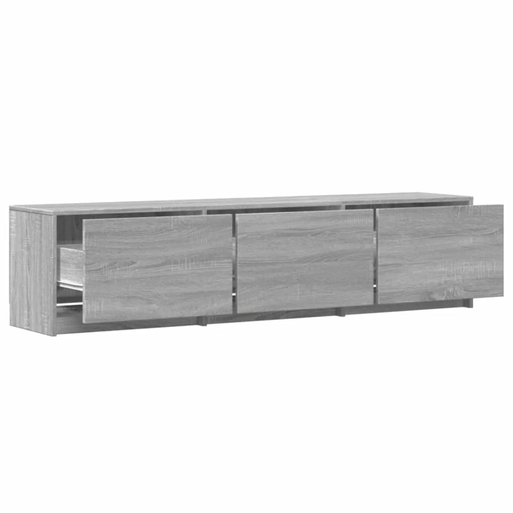 Mobile TV-Credenza per TV Grigio Sonoma 165 x 34 x 40 cm Legno multistrato